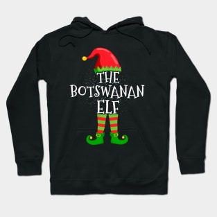 botswanan Elf Family Matching Christmas Group Funny Gift Hoodie